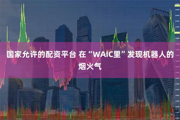 国家允许的配资平台 在“WAIC里”发现机器人的烟火气